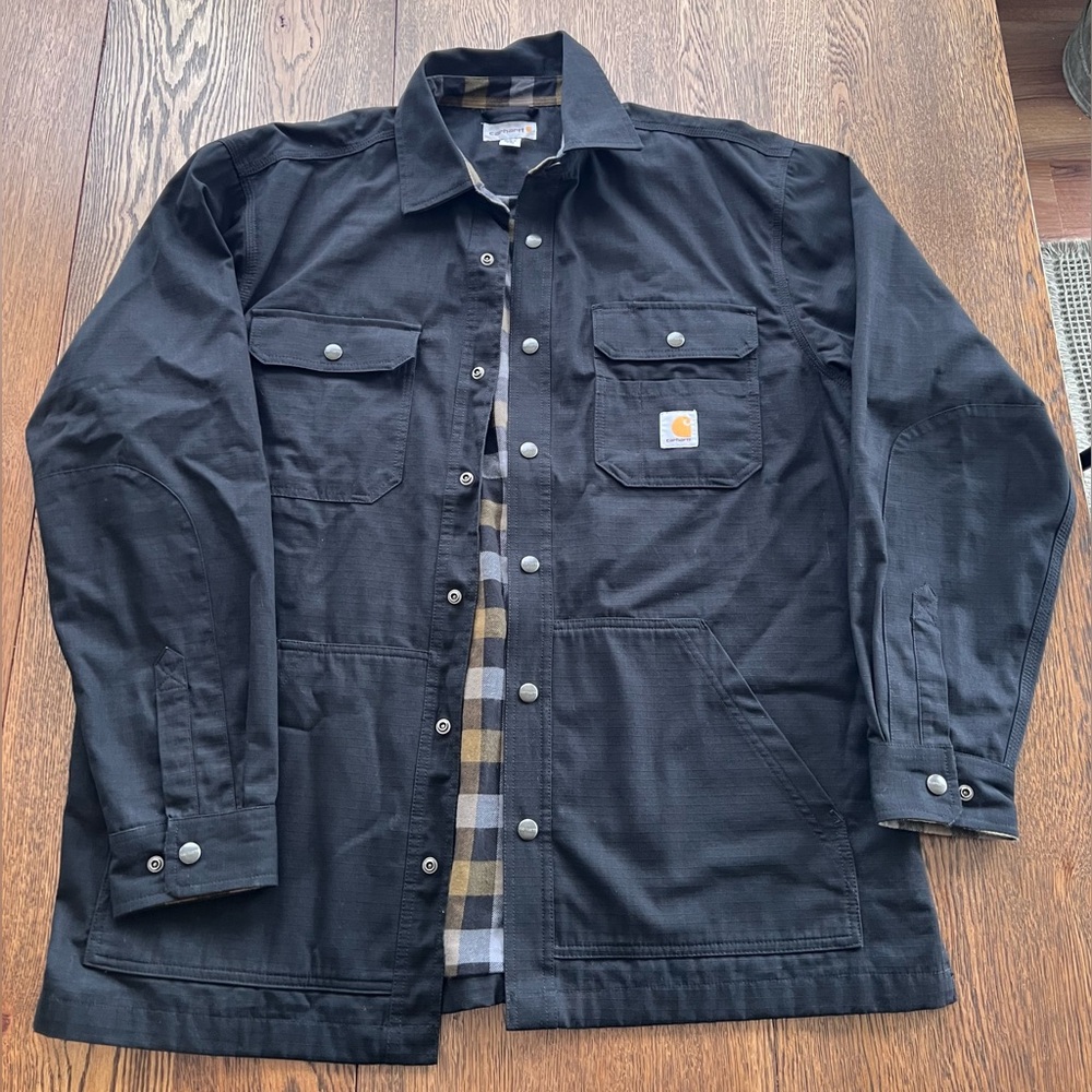 Carhartt black mens lightweight jacket large